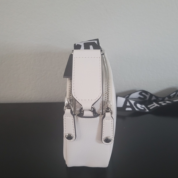 KARL LAGERFELD PARIS MAYBELLE CROSSBODY SHOULDER BAG WHITE π₯π₯π₯ - Picture 5 of 15